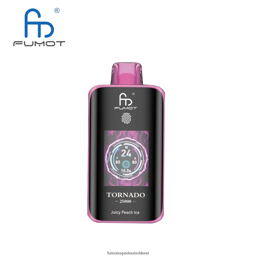 Fumot Preis | Fumot Tornado 25000 Einweg-Vaporizer saftiges Pfirsicheis FFFD0B7